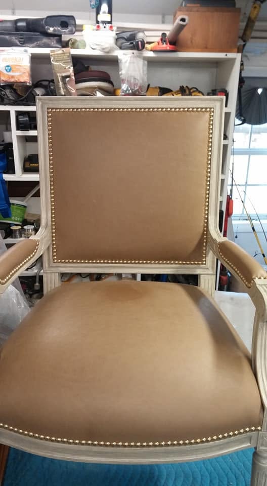 Custom upholstered seat by 6 Little Stitches